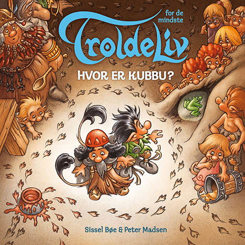 Cover for Sissel Bøe og Peter Madsen · Troldeliv: Troldeliv - Hvor er Kubbu? (Papbog med døre og figurer) (Cardboard Book) [2. Painos] (2018)