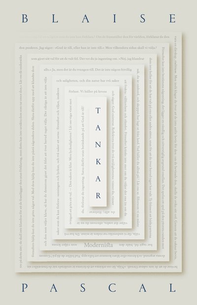 Cover for Blaise Pascal · Tankar (Hardcover Book) (2022)