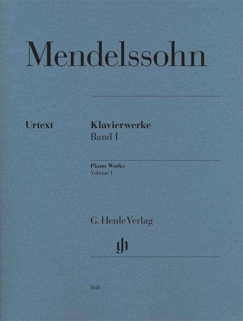 Cover for Mendelssohn · Klavierwerke.1 HN860 (Book) (2018)