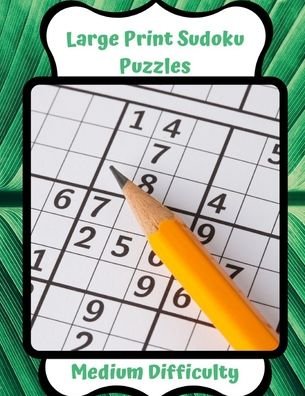 Cover for M Wright · Large Print Sudoku Puzzles (Paperback Bog) (2020)