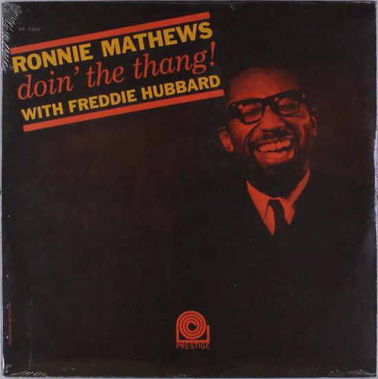 Doin' The Thang!ons - Ronnie Mathews - Music - PRESTIGE - 9991001010604 - August 23, 2000