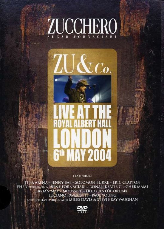 Cover for Zucchero · Zu &amp; Co Live at Albert Hall (Slidepack) (DVD) (2008)