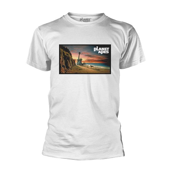 Cover for Planet of the Apes · Liberty (T-shirt) [size XL] [White edition] (2018)