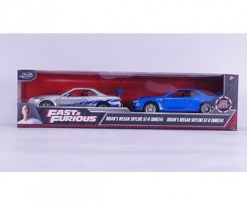 Cover for Dickie Toys · 253204004 - Jada - Fast &amp; Furious Brian Nissan Skyline Gt-r - Silber Und Blau (Toys)