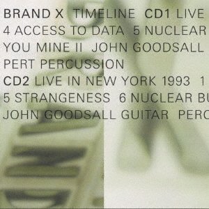 Cover for Brand X · Time Line (CD) [Japan Import edition] (2000)