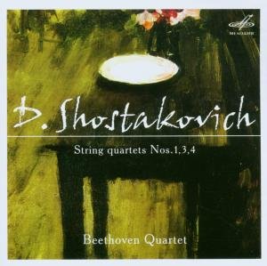 Cover for Dmitri Shostakovich · String Quartets No. 1, 2, 4 (CD) (2013)