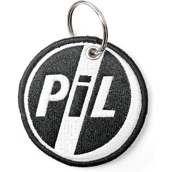 PIL (Public Image Ltd) Keychain: Circle Logo (Double Sided Patch) - PIL (Public Image Ltd) - Merchandise -  - 5056368624605 - 