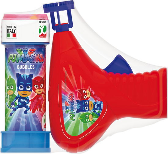 Dulcop Bolle Di Sapone - Pistola Bolle Meccanica Piccola - Pj Masks (shrink-film) - Dulcop Bolle Di Sapone - Gadżety - Dulcop International - 8007315173605 - 