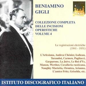 Cover for Alfano / Gigli · Opera Arias (CD) (2001)