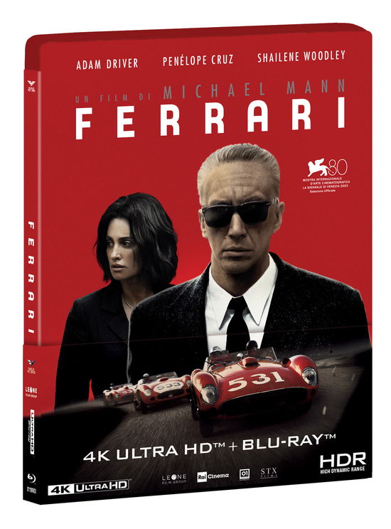 Cover for Ferrari (Steelbook) (4K Ultra Hd+Blu-Ray Hd) (4K Ultra HD/BD) (2024)