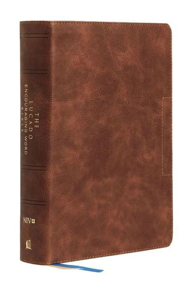 Cover for Max Lucado · NIV, Lucado Encouraging Word Bible, Brown, Leathersoft, Comfort Print Holy Bible, New International Version (Bok) (2020)