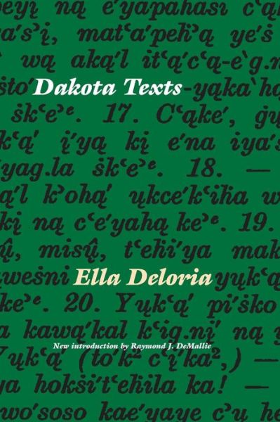 Cover for Ella Cara Deloria · Dakota Texts (Paperback Book) (2006)