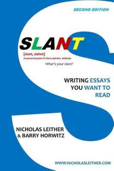 Cover for Barry Horwitz · Slant (Paperback Book) (2016)