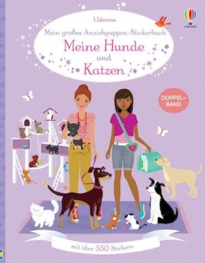 Cover for Mein großes Anziehpuppen-Stickerbuch: Meine Hunde und Katzen (Book) (2024)