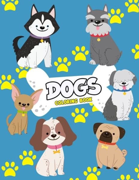 Cover for Omi Kech · Dogs Coloring Book (Taschenbuch) (2019)