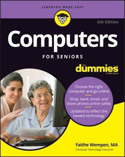 Cover for Wempen, Faithe (Computer Support Technician and Trainer) · Computers For Seniors For Dummies (Paperback Book) (2022)