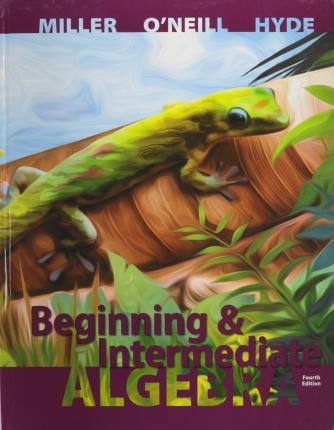 Cover for Julie Miller · Beginning and Intermediate Algebra with ALEKS 18 Week Access Card (Book) (2015)