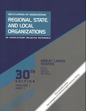 Cover for Gale Research Inc · Encyclopedia of Associations : Regional, State, and Local Organizations : Volume 1 in 2 parts (Paperback Book) (2018)