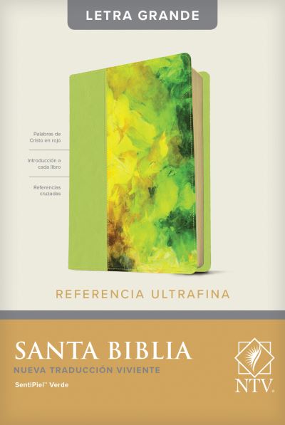 Cover for Tyndale · Santa Biblia NTV, Edicion de referencia ultrafina, letra gra (Leather Book) (2020)