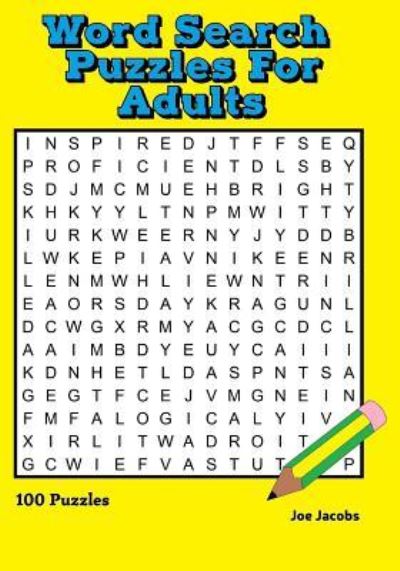 Cover for Joe Jacobs · Word Search Puzzles for Adults (Paperback Book) (2015)