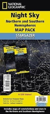 Cover for National Geographic Maps · National Geographic Night Sky (Stargazer Folded Map Pack Bundle) - National Geographic Reference Map (Landkart) [2024th edition] (2024)