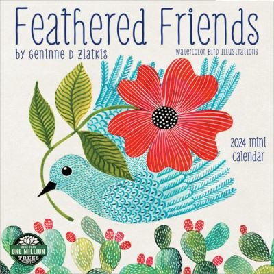 Feathered Friends 2024 Mini Calendar: Watercolour Bird Illustrations - Zlatkis, Geninne (Geninne Zlatkis) - Produtos - Amber Lotus - 9781631369605 - 23 de agosto de 2023