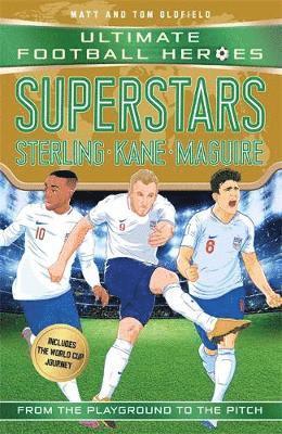 Cover for Oldfield, Matt &amp; Tom · UFH England Triple Pack - Ultimate Football Heroes - International Edition (Book) (2018)