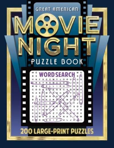 Cover for Grab A Pencil Press · Great American Movie Night Puzzle Book (Pocketbok) (2022)