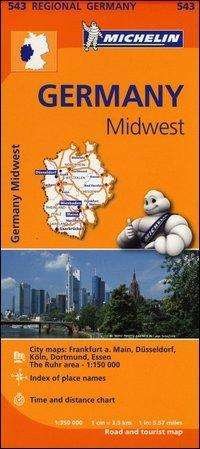 Cover for Michelin · Michelin Regional Maps Germany: Germany Midwest (Gebundenes Buch) (2019)