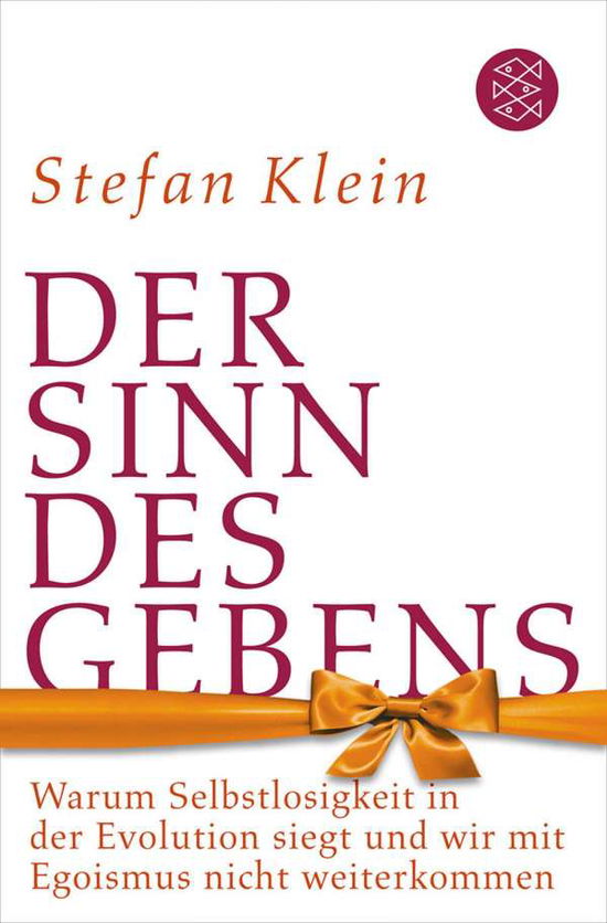 Cover for Stefan Klein · Fischer TB.17860 Klein:Sinn des Gebens (Book)