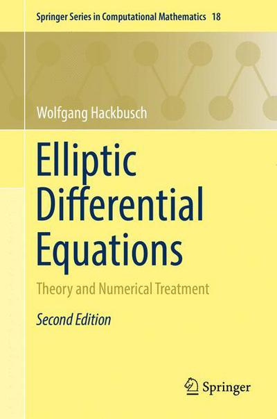 Cover for Hackbusch · Elliptic Differential Equations (Book) [2nd ed. 2017 edition] (2017)