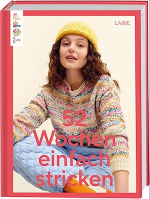 Cover for Wiebke Krabbe · 52 Wochen einfach stricken (Book) (2023)