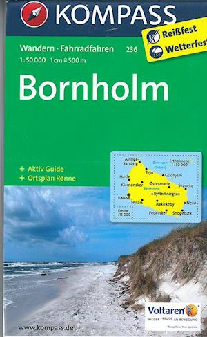 Cover for Kompass · Kompass Wanderkarte: Bornholm (Book) (2015)