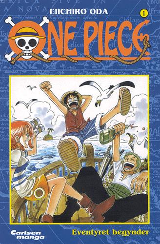 Cover for Eiichiro Oda · One Piece.¤Carlsen manga., 1: One Piece 1 - Eventyret begynder (Sewn Spine Book) [1st edition] (2003)