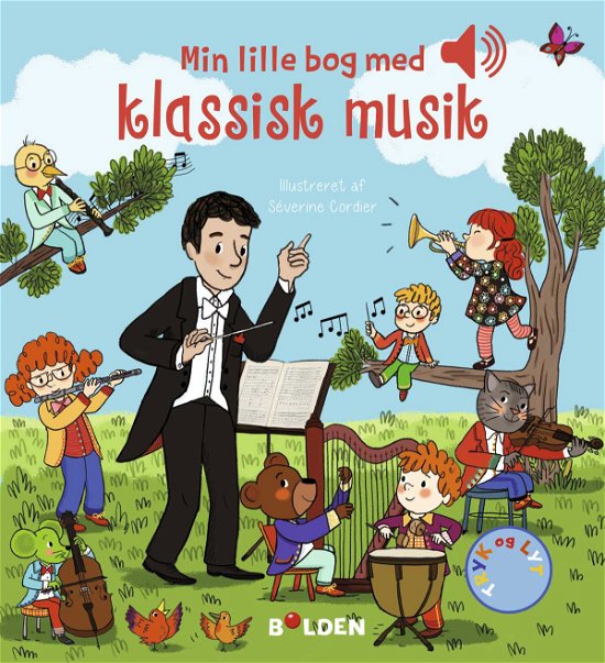 Cover for Klassisk musik: Min lille bog med klassisk musik (Cardboard Book) [1st edition] (2021)