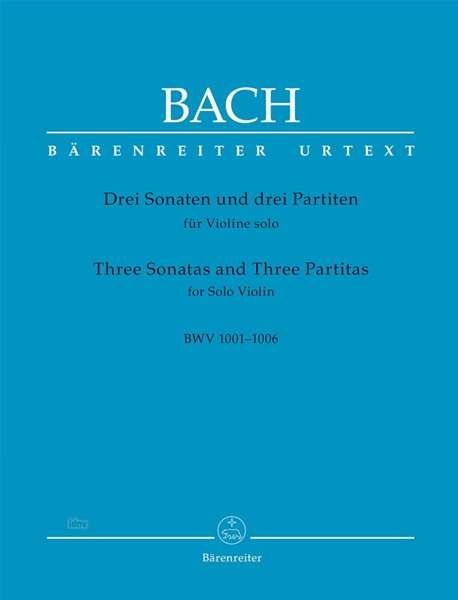Cover for JS Bach · Bach,js:sonaten U.part.1001ff,vl.ba5256 (Bog)