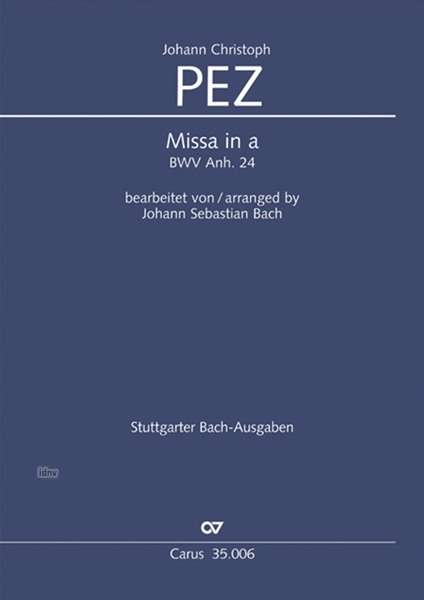 Cover for Pez · Missa in a, Partitur (Buch)