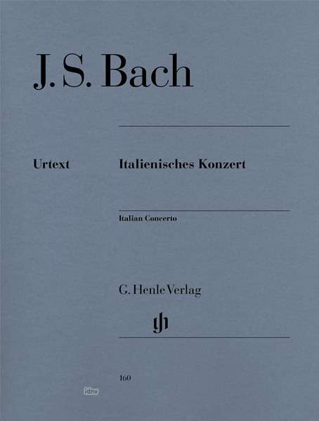 Cover for J.S. Bach · Italien.Konzert 971,Kl.HN160 (Bog) (2018)