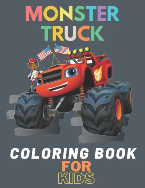 Cover for Karim El Ouaziry · Monster Truck Coloring Book (Paperback Book) (2020)