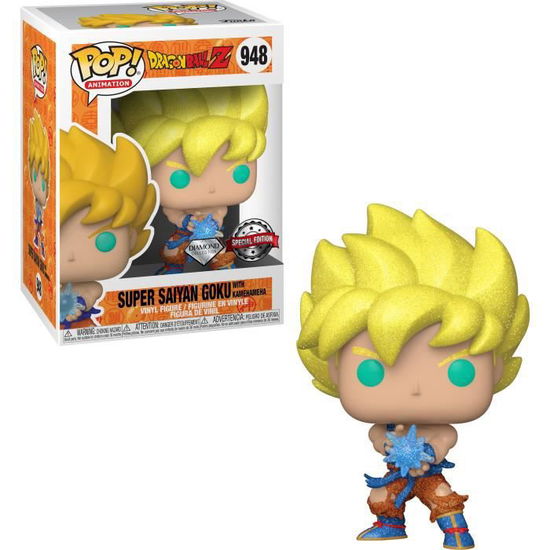 Cover for Dragon Ball Z: Funko Pop! Animation · Super Saiyan Goku with Kamehameha Wave Diamond Glitter (MERCH) [Vinyl edition]