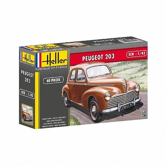 Cover for Heller · 1/43 Peugeot 203 (Toys)