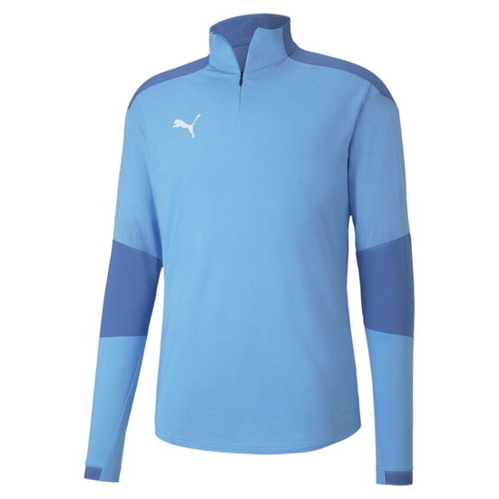 Cover for PUMA Final Training 14 Zip Top  Teamlight Blue Large Sportswear (TØJ) [size L]