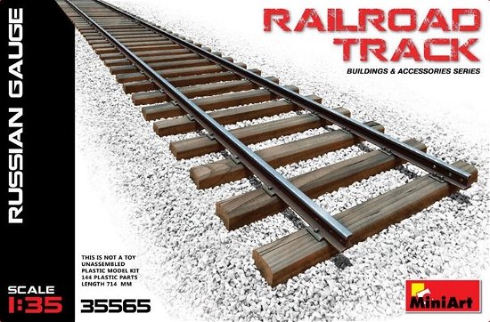 Cover for MiniArt · 1/35 Railroad Track Russian Gauge (Toys)