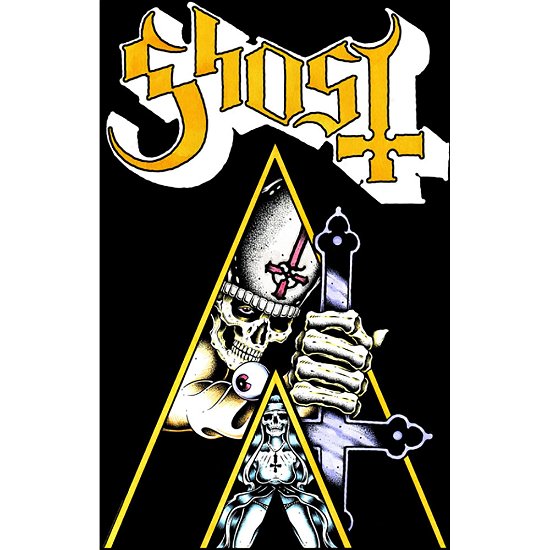 Ghost Textile Poster: Clockwork Ghost - Ghost - Koopwaar -  - 5055339752606 - 