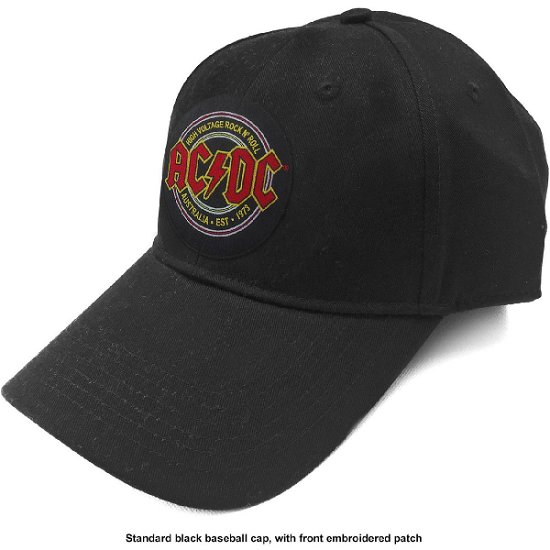 AC/DC Unisex Baseball Cap: Est 1973 - Ac/Dc - Produtos - ROCK OFF - 5056170668606 - 