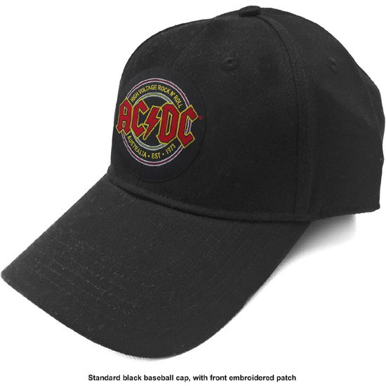 AC/DC Unisex Baseball Cap: Est 1973 - AC/DC - Koopwaar - ROCK OFF - 5056170668606 - 