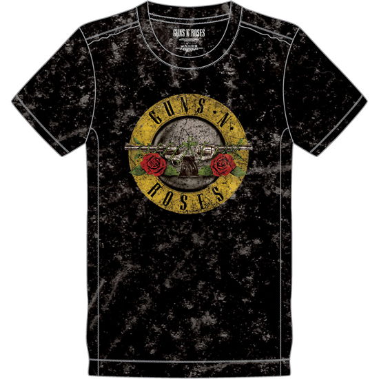 Cover for Guns N Roses · Guns N' Roses Unisex T-Shirt: Classic Logo (Wash Collection) (T-shirt) [size XL] [Black - Unisex edition]