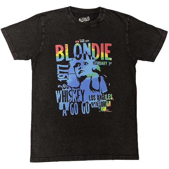 Cover for Blondie · Blondie Unisex T-Shirt: Whiskey A Go Go (T-shirt) [size S]