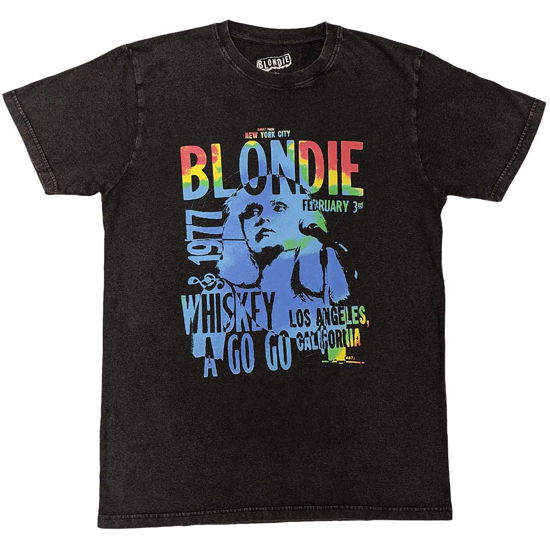 Blondie Unisex T-Shirt: Whiskey A Go Go - Blondie - Koopwaar -  - 5056737223606 - 