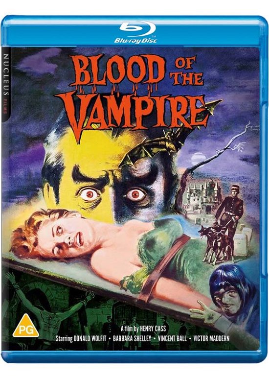 Cover for Blood of the Vampire (DVD) (2022)